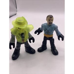 Fisher Price Imaginext Jurassic World Park Dinosaurs 2 Dino Rider Figures Toys